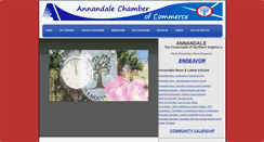 Desktop Screenshot of annandalechamber.com